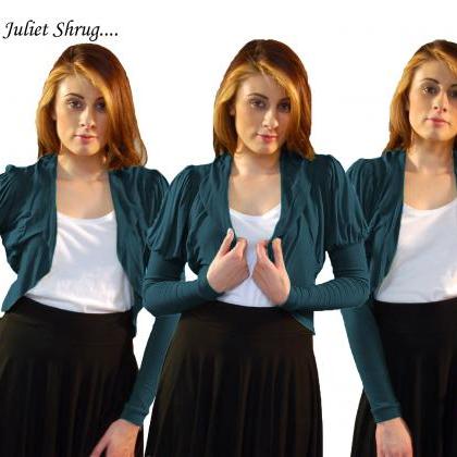 Juliet Shrug Jacket, Cropped Shrug, Shirt Jacket,..